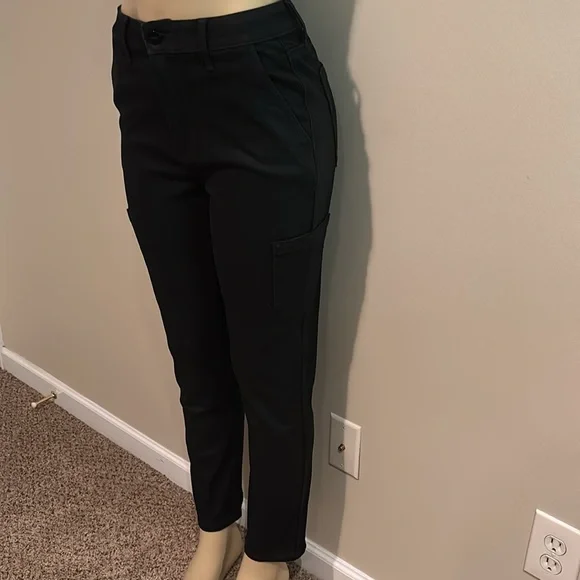 Paige Jolie Coated Straight-Leg Crop Pants size 30 - Picture 10 of 16